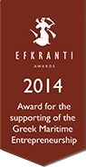 Efkranti Awards 2014, award for supporting Greek maritime entrepreneurship